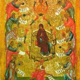 «Похвала Пресвятой Богородицы» (новгородская икона, XV век)