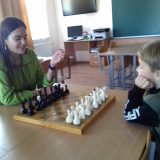 Первая партия с Мишей