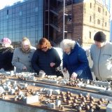 Лиепая. У макета города на Променаде
